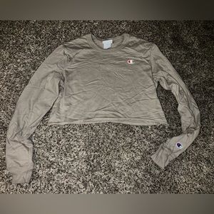 Champion Long Sleeve Crop Top